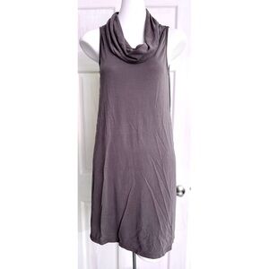 MOVING SALE EUC Everly Tank Dress/Tunic in Mauve/Grey Size Small - Oversize Cowl